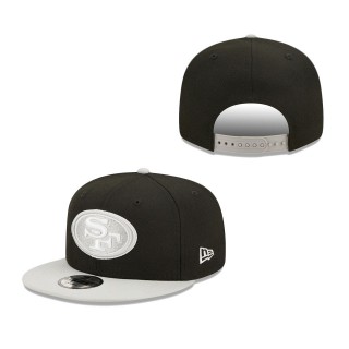 Black Gray San Francisco 49ers Two-Tone Color Pack 9FIFTY Snapback Hat