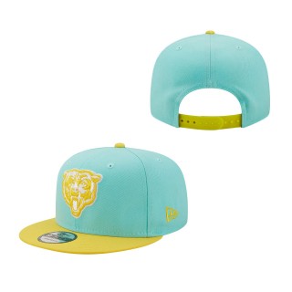 Mint Yellow Chicago Bears Two-Tone Color Pack 9FIFTY Snapback Hat