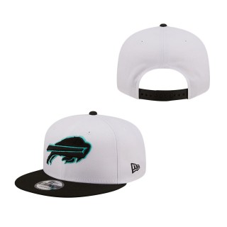 White Black Buffalo Bills Two-Tone Color Pack 9FIFTY Snapback Hat