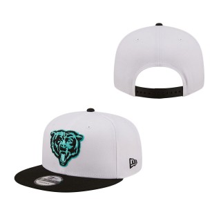 White Black Chicago Bears Two-Tone Color Pack 9FIFTY Snapback Hat