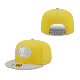 Yellow Gray San Francisco 49ers Two-Tone Color Pack 9FIFTY Snapback Hat