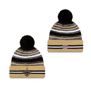New Orleans Saints Cold Weather Home JR Sport Knit Hat
