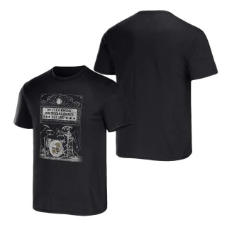 Men's New Orleans Saints NFL x Darius Rucker Collection by Fanatics Black Band T-Shirt