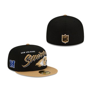 New Orleans Saints Helmet 59FIFTY Fitted Hat