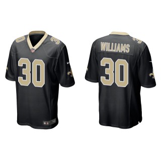 Saints Jamaal Williams Black Game Jersey