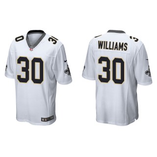 Saints Jamaal Williams White Game Jersey