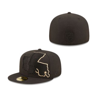 New Orleans Saints Logo Feature 59FIFTY Fitted Hat