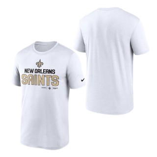New Orleans Saints White Legend Community T-Shirt