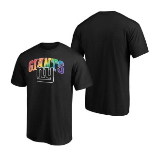 Men's New York Giants NFL Pro Line by Fanatics Branded Black Pride Logo T-Shirt