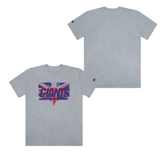 New York Giants Gray 2022 London Games Limited Edition Short Sleeve Shirt