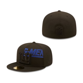 New York Giants Logo Feature 59FIFTY Fitted Hat