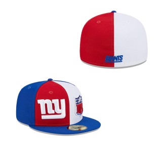 Giants Red Royal 2023 Sideline 59FIFTY Fitted Hat
