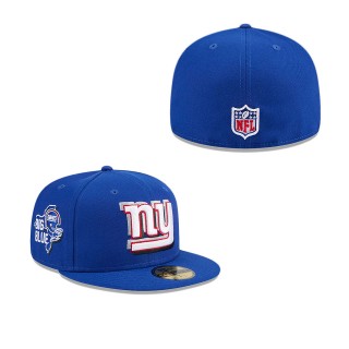 New York Giants Royal 2024 NFL Draft 59FIFTY Fitted Hat