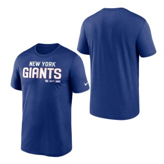 New York Giants Royal Legend Community T-Shirt