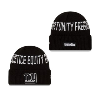 New York Giants Social Justice Cuff Knit Hat