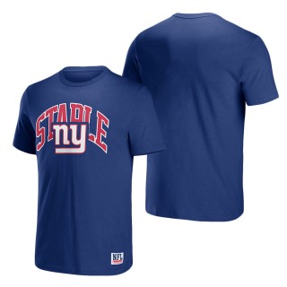 Men's New York Giants NFL x Staple Blue Logo Lockup T-Shirt