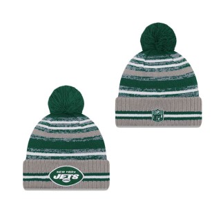New York Jets Cold Weather Gray Sport Knit Hat
