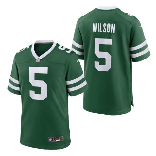 New York Jets Garrett Wilson Legacy Green Game Jersey