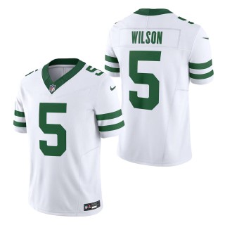 New York Jets Garrett Wilson Legacy White Vapor F.U.S.E. Limited Jersey