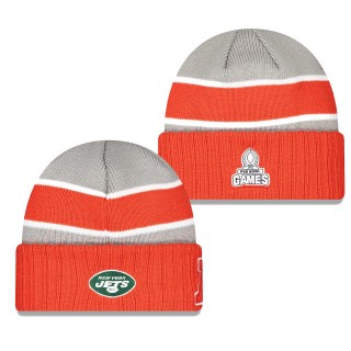 New York Jets Gray 2024 NFL Pro Bowl Cuffed Knit Hat