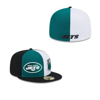 Jets Green Black 2023 Sideline 59FIFTY Fitted Hat