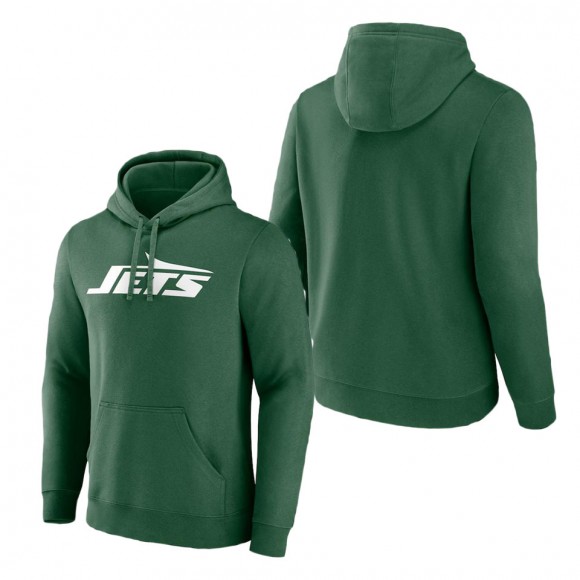 New York Jets Green Primary Logo Pullover Hoodie