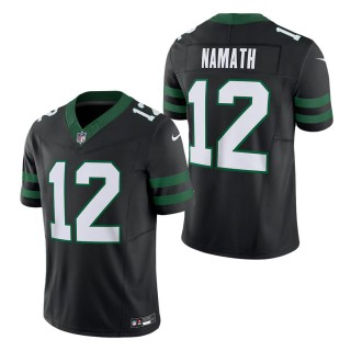 New York Jets Joe Namath Legacy Black Alternate Vapor F.U.S.E. Limited Jersey