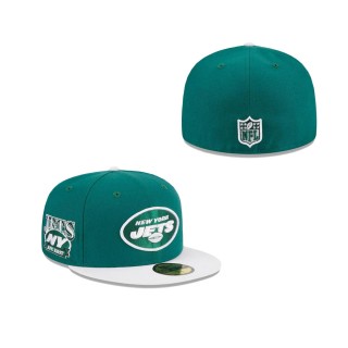 New York Jets Throwback Hidden Fitted Hat