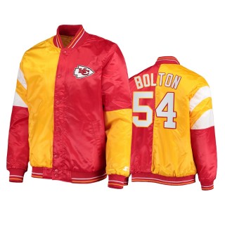 Chiefs Nick Bolton Red Yellow Split Jacket