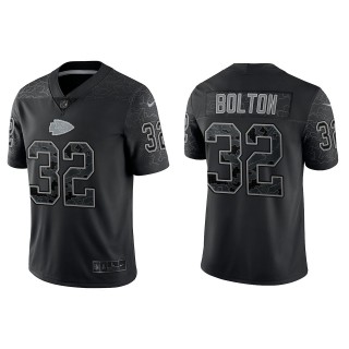 Nick Bolton Kansas City Chiefs Black Reflective Limited Jersey