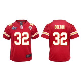 Nick Bolton Youth Kansas City Chiefs Super Bowl LVII Red Game Jersey