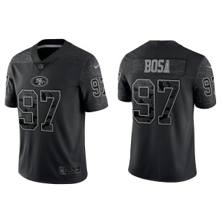 Nick Bosa San Francisco 49ers Black Reflective Limited Jersey