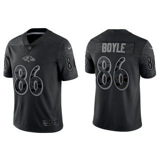 Nick Boyle Baltimore Ravens Black Reflective Limited Jersey
