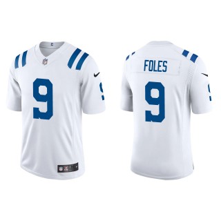 Men's Indianapolis Colts Nick Foles White Vapor Limited Jersey