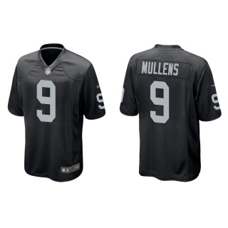 Men's Las Vegas Raiders Nick Mullens Black Game Jersey