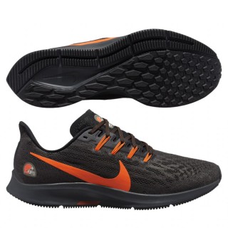 Unisex Nike Air Zoom Pegasus 36 Cleveland Browns Brown Orange Running Shoes