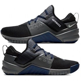 Unisex Nike Free Metcon 2 Dallas Cowboys Black Shoes