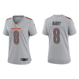 N'Keal Harry Women's Chicago Bears Gray Atmosphere Fashion Game Jersey