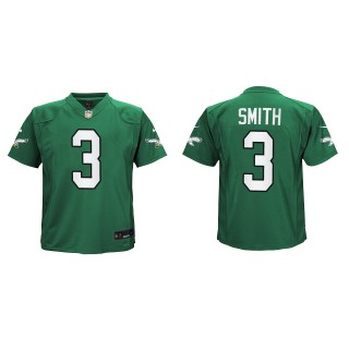 Nolan Smith Youth Eagles Kelly Green Alternate Game Jersey