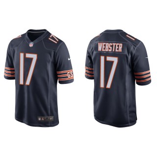Men's Chicago Bears Nsimba Webster Navy Game Jersey