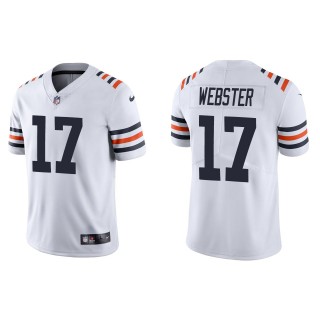 Men's Chicago Bears Nsimba Webster White Classic Limited Jersey