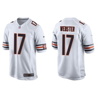 Men's Chicago Bears Nsimba Webster White Game Jersey