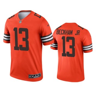 Cleveland Browns Odell Beckham Jr Orange Inverted Legend Jersey