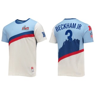 Odell Beckham Jr. Rams White Super Bowl LVI T-Shirt