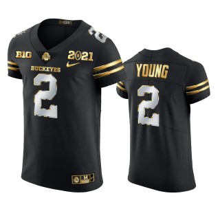Ohio State Buckeyes Chase Young Black 2021 National Championship Jersey