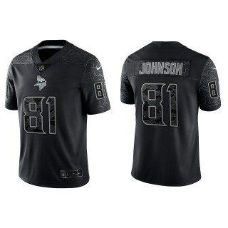 Olabisi Johnson Minnesota Vikings Black Reflective Limited Jersey