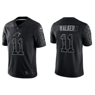 P.J. Walker Carolina Panthers Black Reflective Limited Jersey