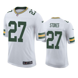 Green Bay Packers Eric Stokes White 2021 NFL Draft Vapor Limited Jersey