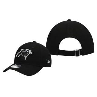 Carolina Panthers Black Core Classic 9TWENTY Adjustable Hat