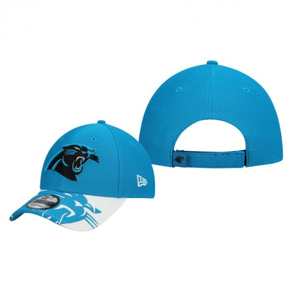 Carolina Panthers Blue Logo Crop 9FORTY Adjustable Hat